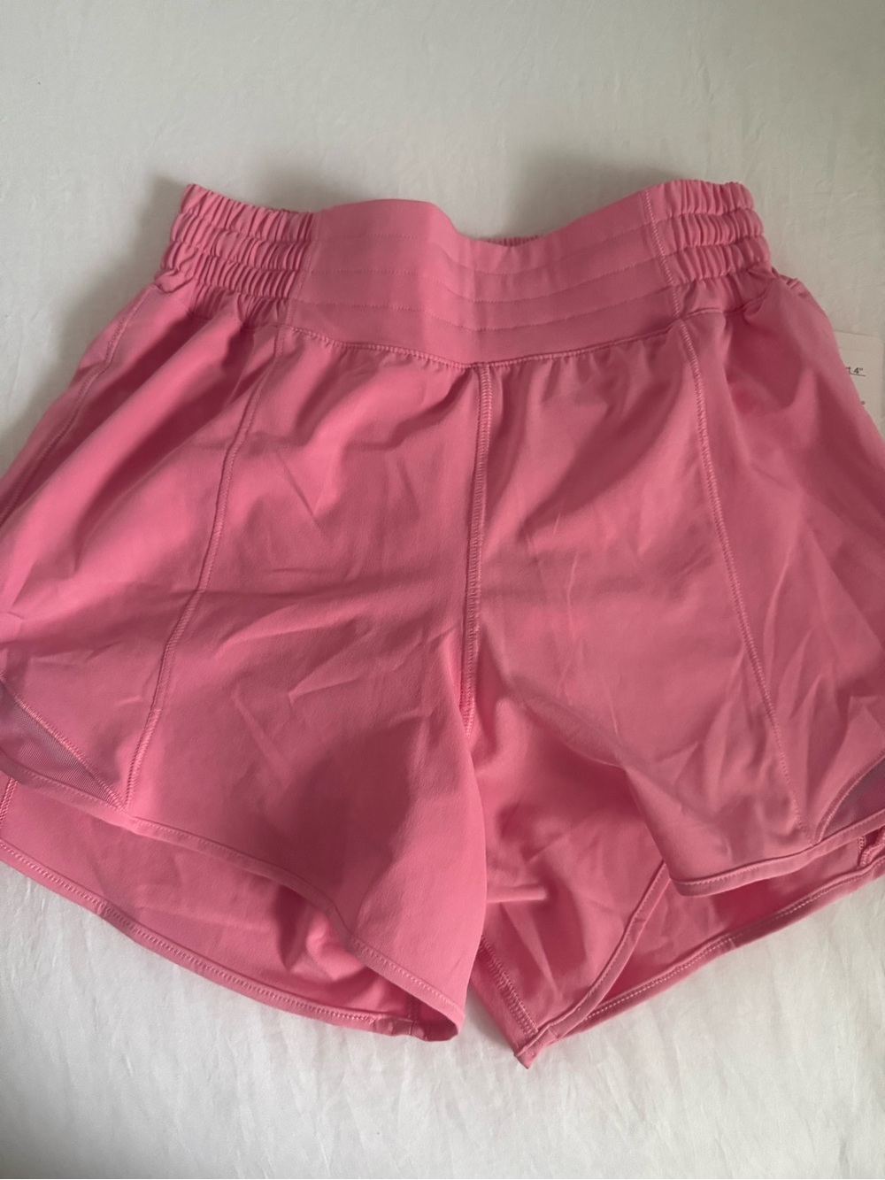 lululemon athletica Pink Women's Athletic Shorts - Elastic Waist - Picture 6 of 8